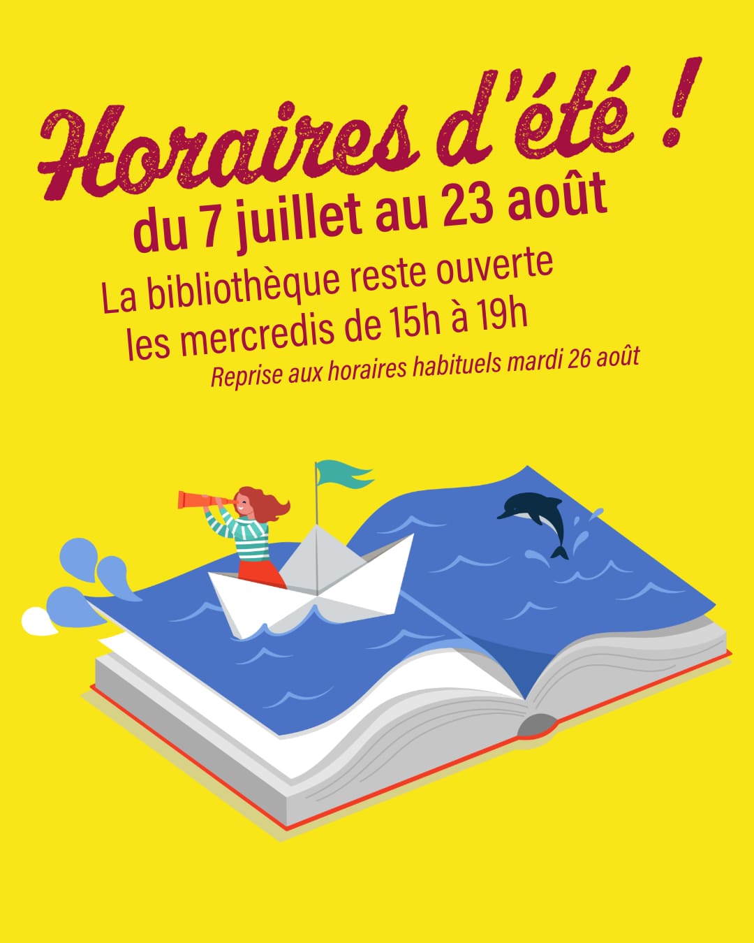 Horaires d'été